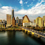 Austin, Texas - Austin Cityscape #2 Art Print