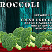 Broccoli Farm #2 Art Print