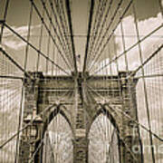Brooklyn Bridge #4 Art Print
