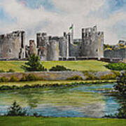Caerphilly Castle  #5 Art Print