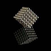 Cube Of Neodymium Magnets Art Print