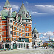 Fairmont Le Chateau Frontenac Series 01 Art Print