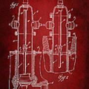 Fire Hydrant Patent 1931 #2 Art Print