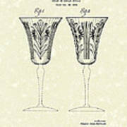 Goblet 1938 Patent Art #2 Art Print