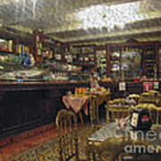 Inside A Cafe In Italy Art Print