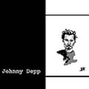 Johnny Depp Sketch #2 Art Print
