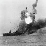 Kamikaze Attack In World War Ii #2 Art Print