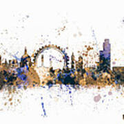 London England Skyline #2 Art Print