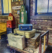 Luggage At The Station #2 Art Print