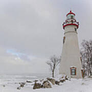 Marblehead Lighthouse Lake Erie #3 Art Print
