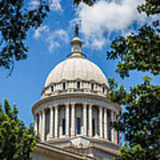 Oklahoma State Capital Dome #2 Art Print