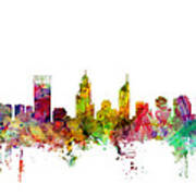 Perth Australia Skyline #2 Art Print