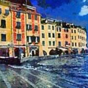 Portofino In Italy #1 Art Print