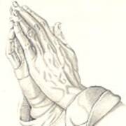 Praying Hands #2 Art Print