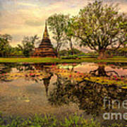 Sukhothai Historical Park #1 Art Print