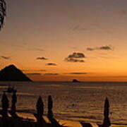 Sunset - St. Lucia #2 Art Print