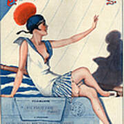 1920s France La Vie Parisienne Magazine #237 Art Print