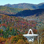 26 West Antenna And The Blueridge Art Print