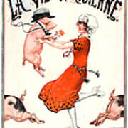 1920s France La Vie Parisienne Magazine #262 Art Print