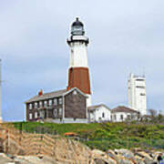 Montauk Lighthouse Long Island New York #1 Art Print