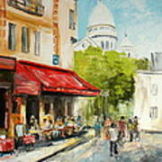 Paris Cafe #3 Art Print