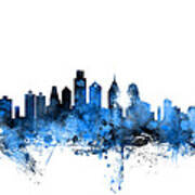 Philadelphia Pennsylvania Skyline #3 Art Print