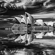 Sydney Opera House abstract Art Print
