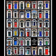 The Georgian Doors Of Dublin Art Print