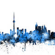 Toronto Canada Skyline #3 Art Print