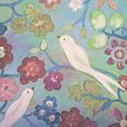 White Doves #4 Art Print