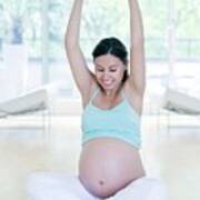 Yoga In Pregnancy #33 Art Print