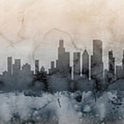 Chicago Illinois Skyline #4 Art Print