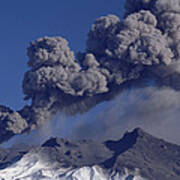 Mt Ruapehu 1996 Eruption New Zealand #4 Art Print