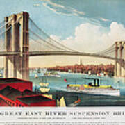 The Brooklyn Bridge #4 Art Print