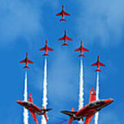 The Red Arrows Art Print