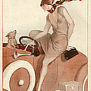 1920s France La Vie Parisienne Magazine #453 Art Print