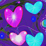 472 -  Valentine Hearts  ... Art Print