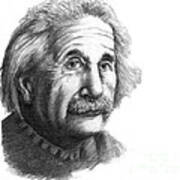 Albert Einstein, German-american #5 Art Print