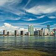 Miami Skyline #5 Art Print