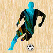 Soccer Player #5 Art Print