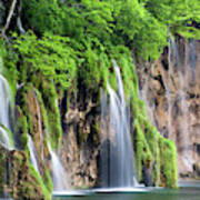 The Plitvice Lakes In The National Park #52 Art Print