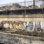 #graff #graffiti #graffitiart #art #58 Art Print