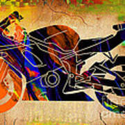 Ninja Motorcycle Art #6 Art Print