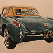 63' Corvette Art Print