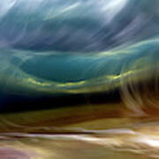 Ocean Wave Blurred By Motion  Hawaii #7 Art Print