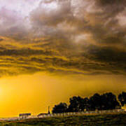 Late Afternoon Nebraska Thunderstorms #13 Art Print