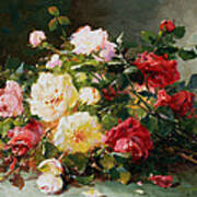 A Bouquet Of Roses Art Print