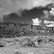 A Chaco Sky Bw Art Print