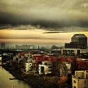 A Cloudy Afternoon In Portland. A Shot Art Print