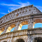 A Fragment Of Rome's Glory - Colosseum Art Print